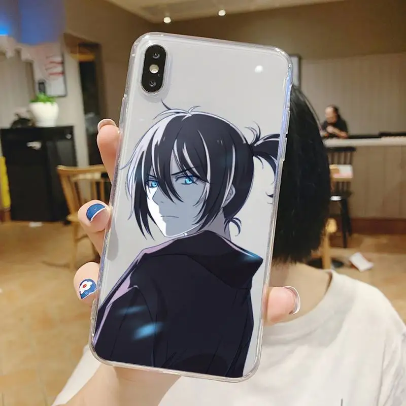 

Noragami yato Anime manga Phone Case Transparent soft For iphone 5 5s 5c se 6 6s 7 8 11 12 plus mini x xs xr pro max