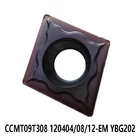 100% оригинал CCMT 120408 CCMT09T308-EM CCMT120404-EM CCMT120408-EM CCMT120412-EM YBG202 карбидная вставка для токарного станка резак с ЧПУ