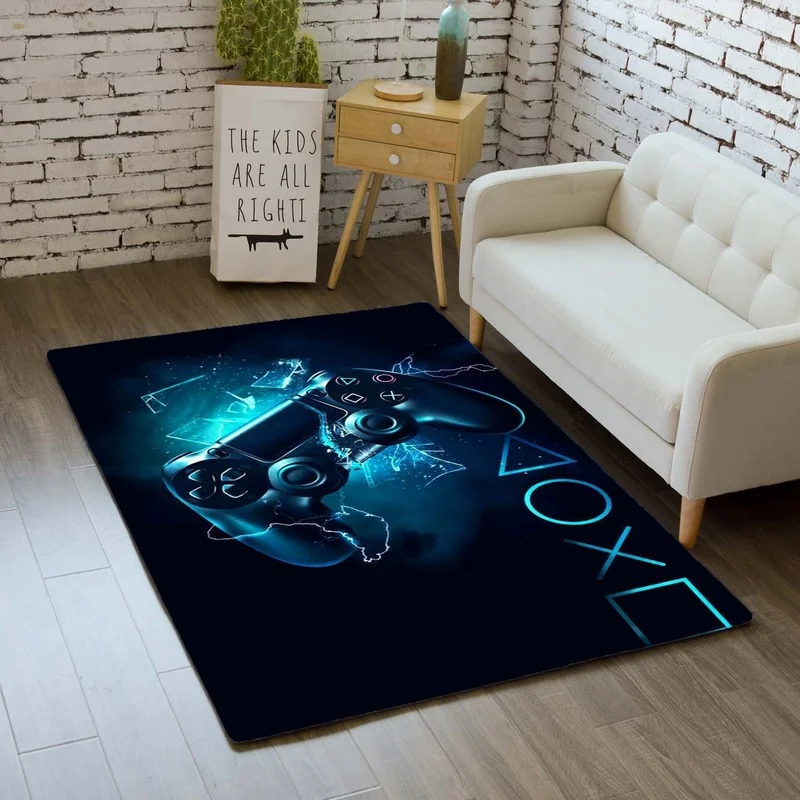 Game Console Rug Carpet In The Living Room 3D Printing Cartoon Bedroom Balcony Entrance Door Mat Floor Home Decoration | Дом и сад