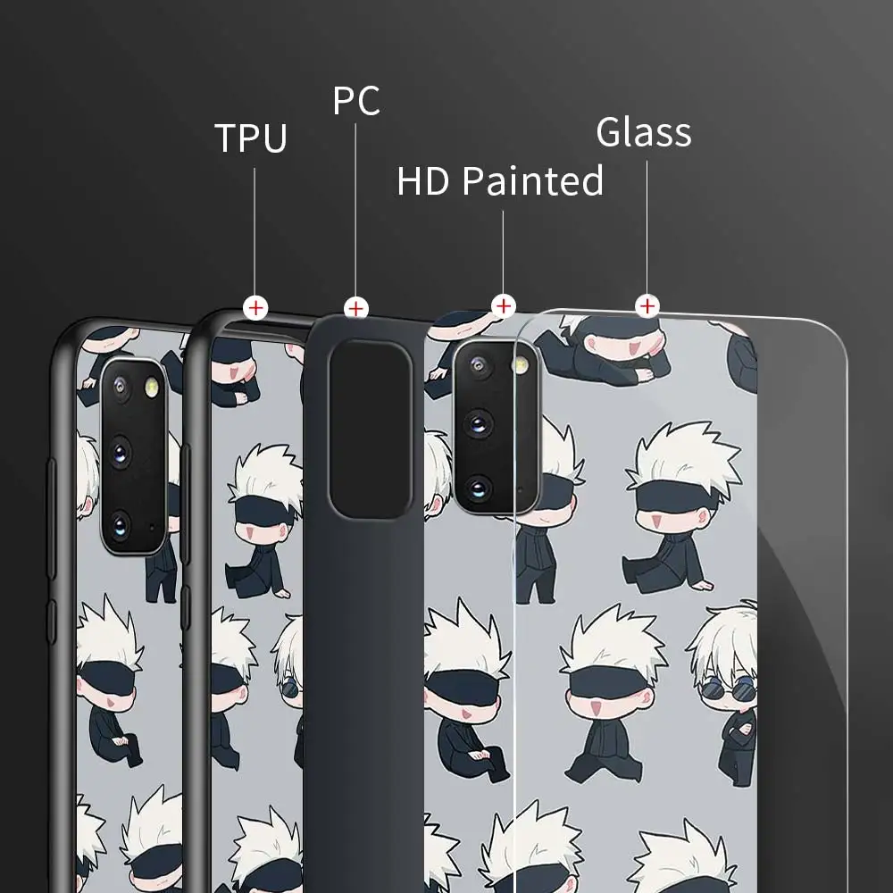 Чехол из закаленного стекла для Samsung Galaxy S21 S20 FE Ultra S10e S10 Lite S9 S8 Plus - купить по