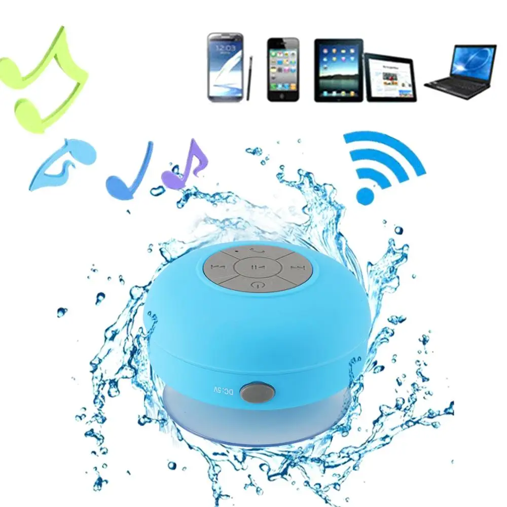 Мини Bluetooth динамик портативный водонепроницаемый беспроводной Душ ванная