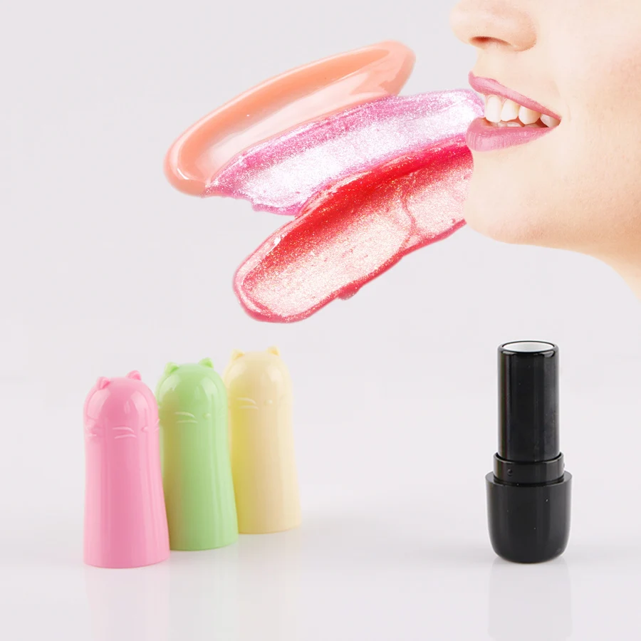 10/50 шт в наборе 4G с мультяшным принтом милого кота модели пустой тюбик губной