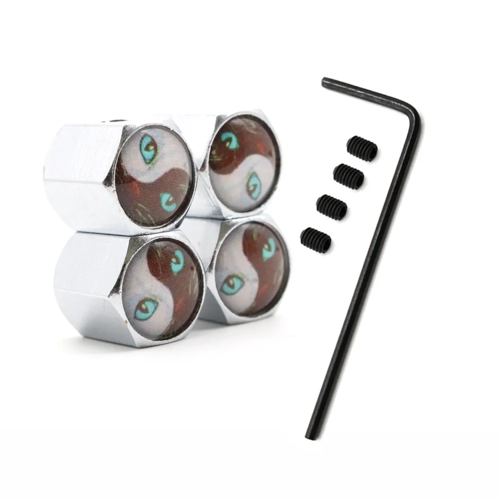 DSYCAR 1 комплект стайлинга автомобилей цинковый сплав Анти-кражи кошка Стиль