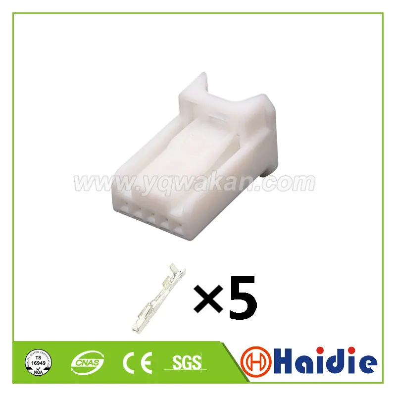

Free shipping 2sets 5pin male auto wiring unsealed replacement connector 6098-3810