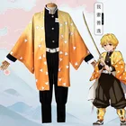 ЖенскоеМужское кимоно из аниме Slayer: Kimetsu no Yaiba для косплея, плащ, Сабо