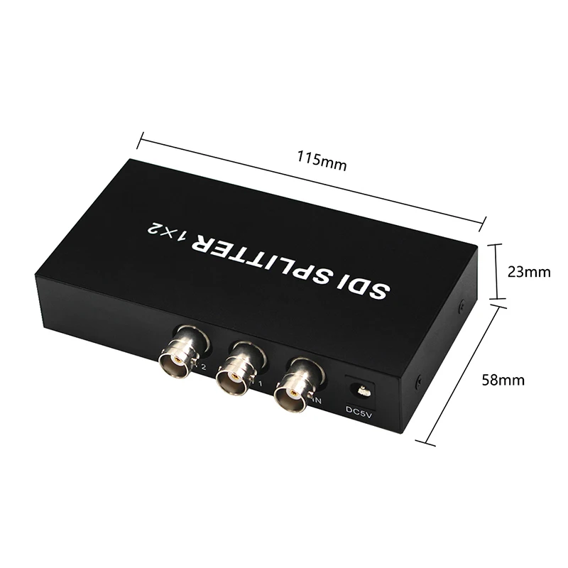 Мультимедийный удлинитель SDI Split ter 1x2 адаптер от 1 до 2 портов поддержка 1080P TV видео