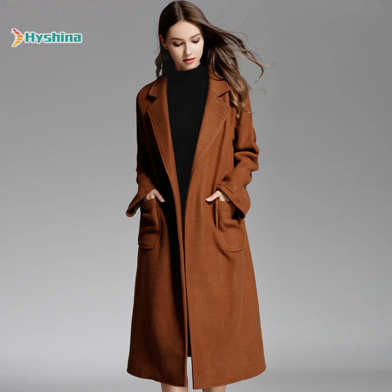 

Woolen Woollen Coat Women's Long Coat