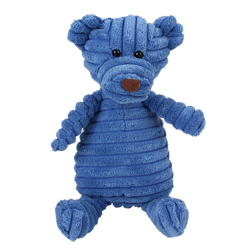 

Pet Dog Toy Puppy Bite Resistant Vocal Toy Pet Plush Toy Method Fighting Molar Vent Training Corduroy Vocal Toy