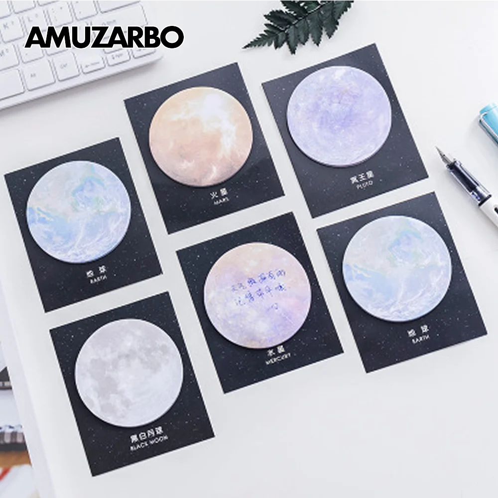 Новинка планета Блокнот земля Луна Меркурий Марс Плутон бумаги для заметок на