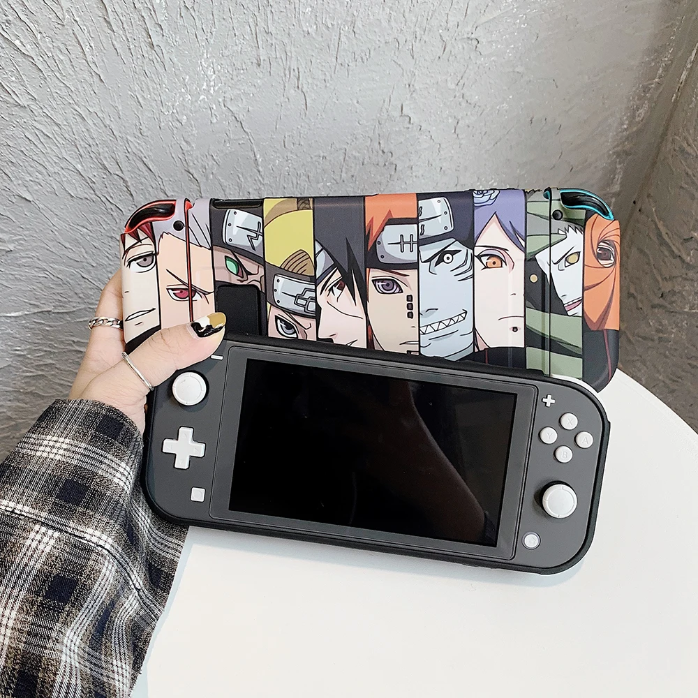 

Japanese Anime Akatsuki Uzumaki Sasuke Uchiha Gamepad Soft Protective Case For Nintendo Switch Lite Cover