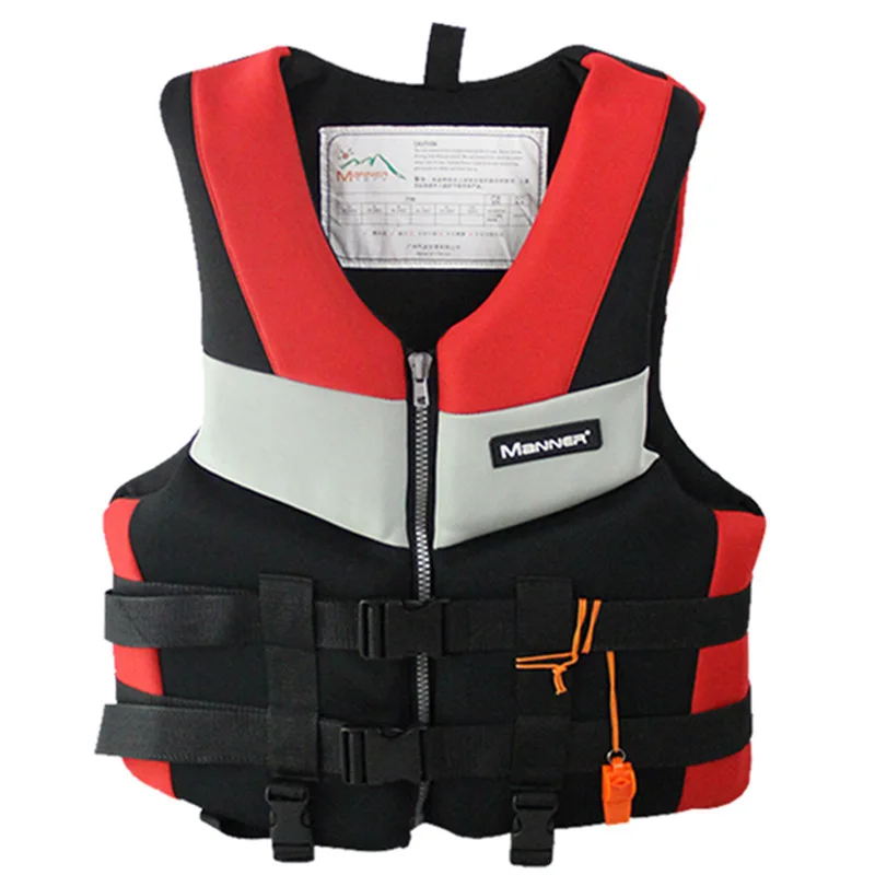 Adults Life Jacket Neoprene Safety Vest Rescue Wakeboard Drifting Fishing Swimming Jack | Спорт и развлечения