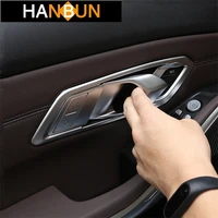 car styling inner door bowl decoration frame cover trim for bmw 3 series g20 g28 2020 lhd interior abs stickers