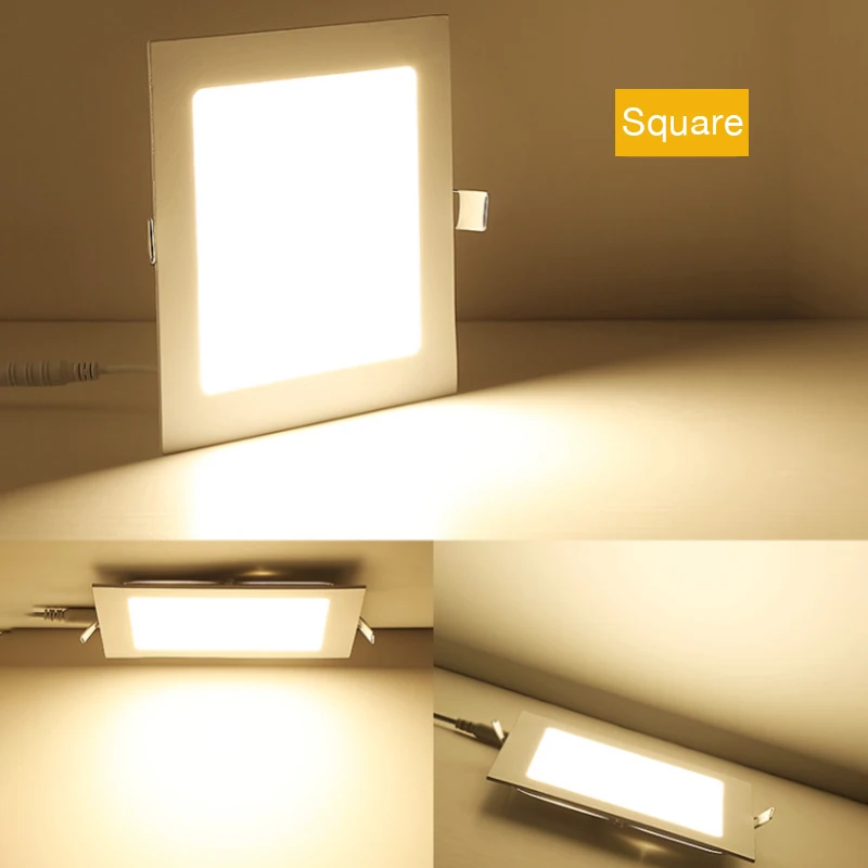 Светодиодный точечный светильник ультра тонкий Алюминий магазин потолочный