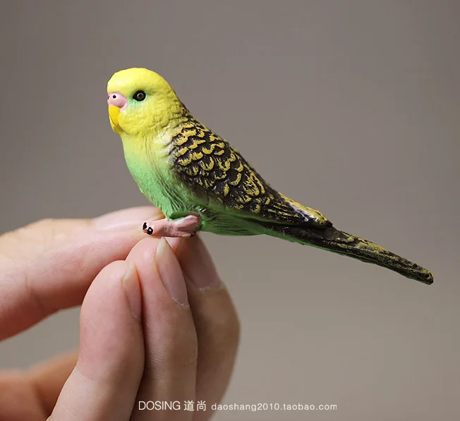 

Wild Animal Little Birds Model Ornaments Cute Small Parrots Fairy Garden Miniature Accessories Decor Action Figure Figurine Toys