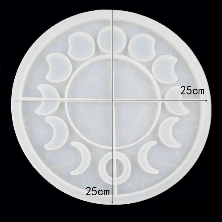 Прозрачная силиконовая форма из смолы декоративное ремесло DIY Солнечное лунное