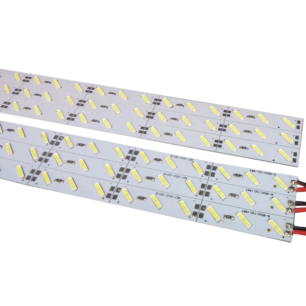10 шт. * 50 см 12 В Led Жесткая жесткая полоса Алюминиевый барный светильник s супер