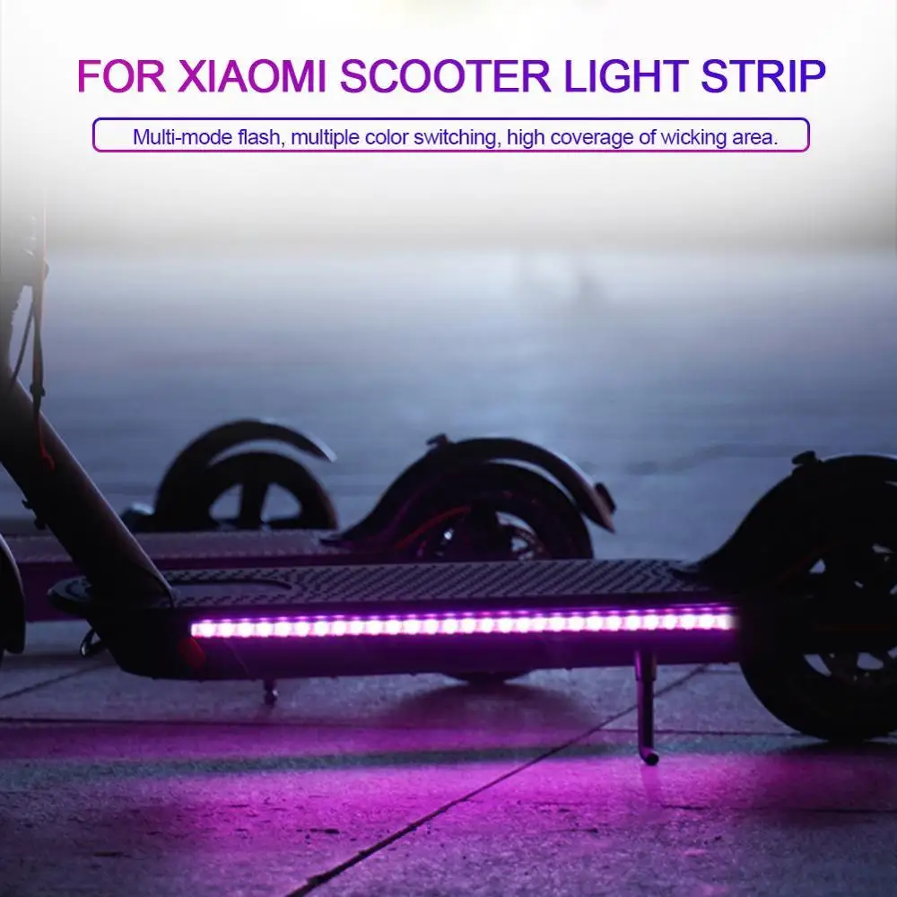 

Складная Светодиодная лента фонарик бар лампа для Xiaomi Mijia M365 электрический скутер скейтборд Ночная езда на велосипеде безопасный декоратив...
