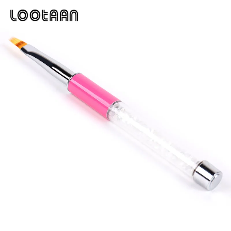 Lootaan 1pc Красный лак для ногтей эффектом деграде (переход от темного к щетка