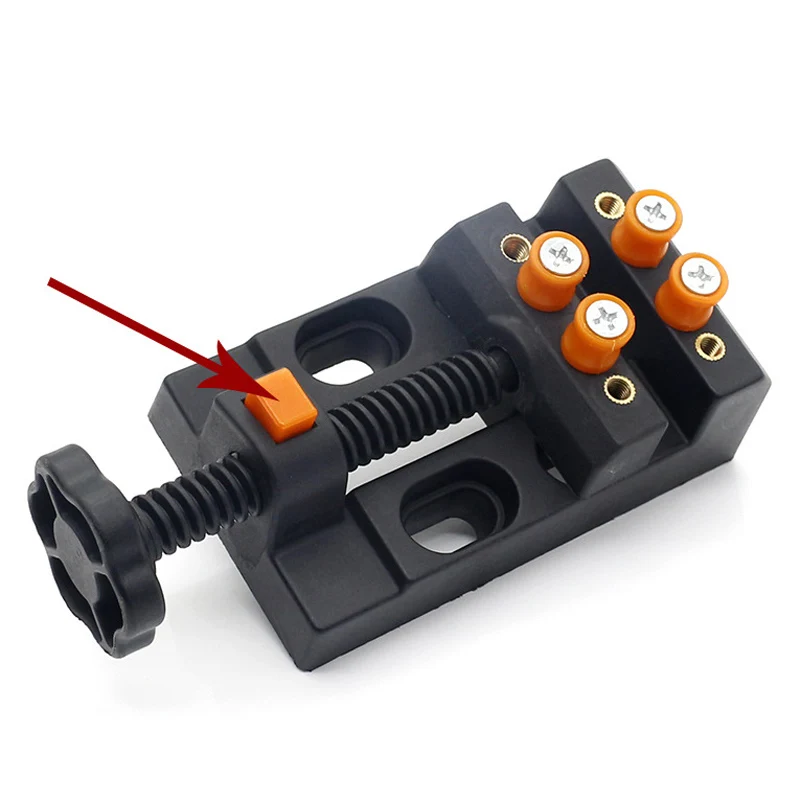 1 шт. скамья зажим мини резьба 8 отверстий сверлильный пресс тиски ручной микро