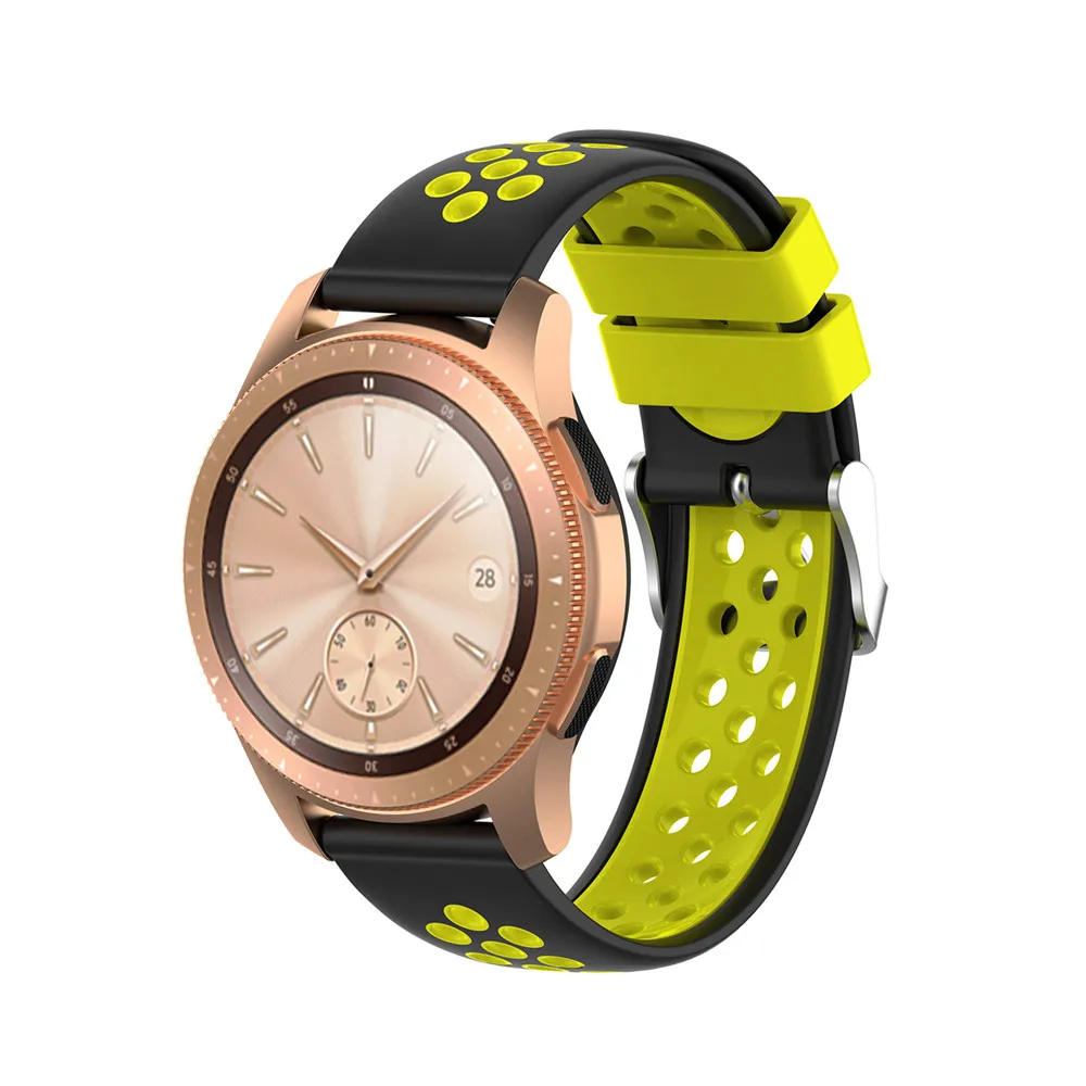 20 мм силиконовый браслет для Garmin Vivoactive 3/HR для Ticwatch 2/E/C2 для samsung gear R600/Galaxy Watch R815 Смарт-часы