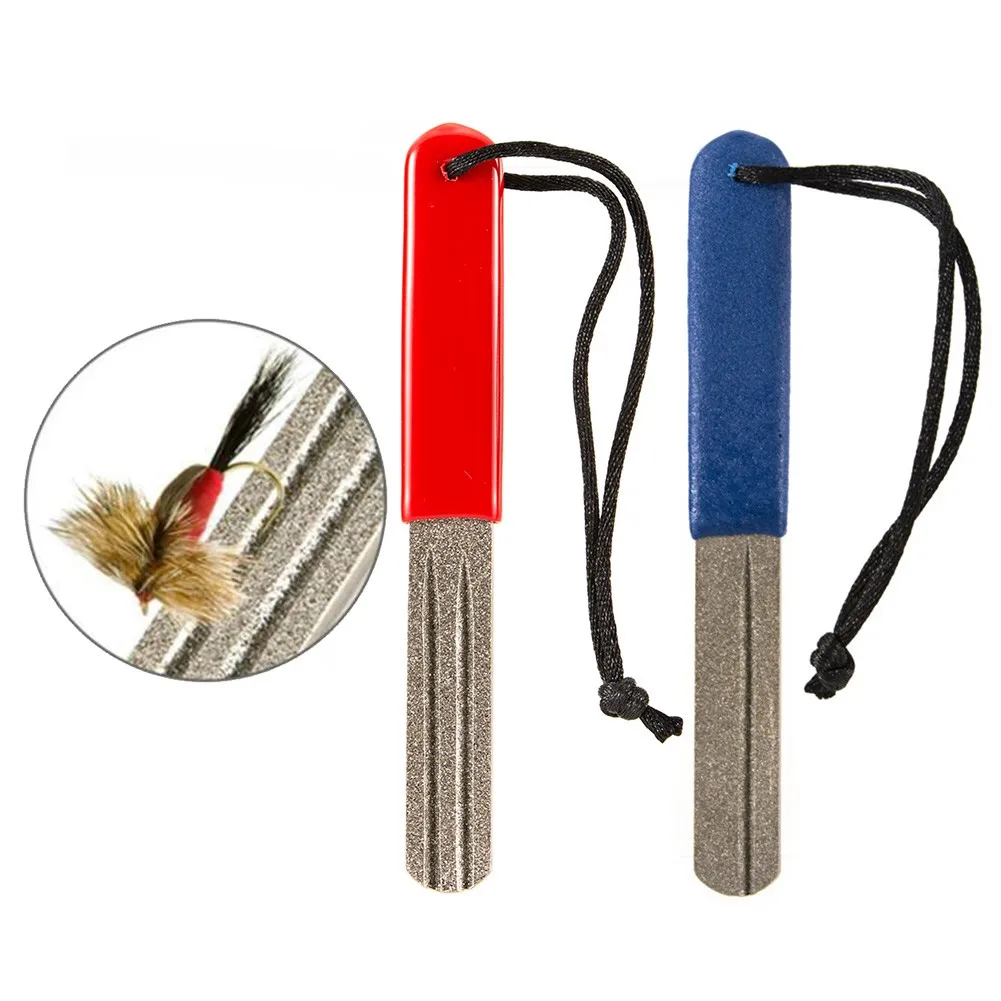 

Fishing Hooks Hone Portable Double / Single Groove Fish Grinding Sharpening FishHook Sharpener Pesca Iscas Fish Tackle Tool