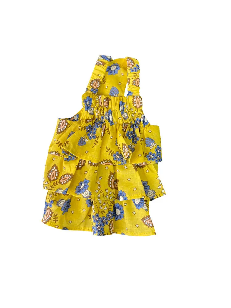 

2021 Girl Dog Dress Breathable Skirt for Small Dogs Puppy Chihuahua Yorkshire Pomeranian Poodle Bichon Schnauzer Summer Clothes