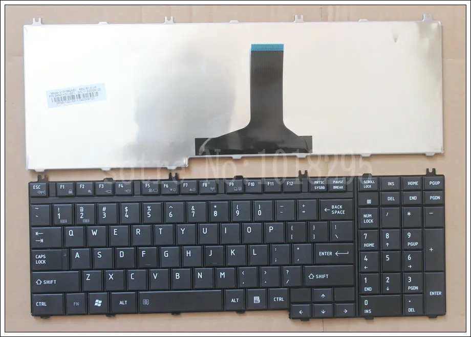 Клавиатура черная для ноутбука TOSHIBA Satellite P300 P305 P305D L350D P505D L505 L505D L550 L550D L355 L355D P500
