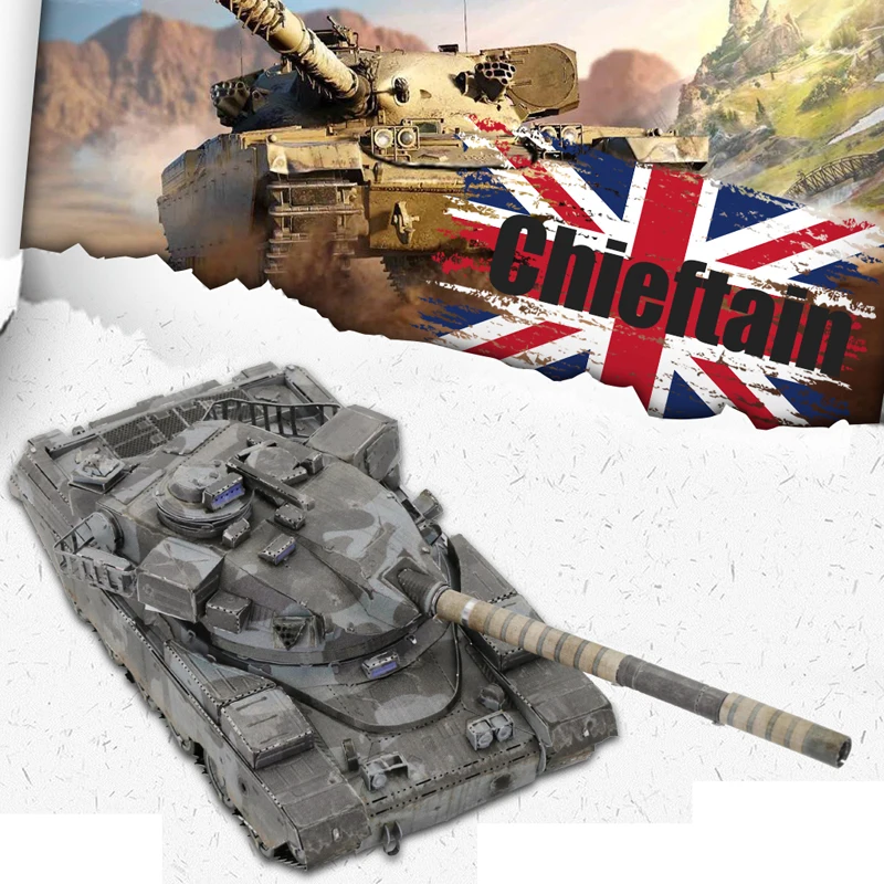 MU вождя главный боевой MK6 бак 3D металлическая модель Наборы &quotсделай сам&quot для