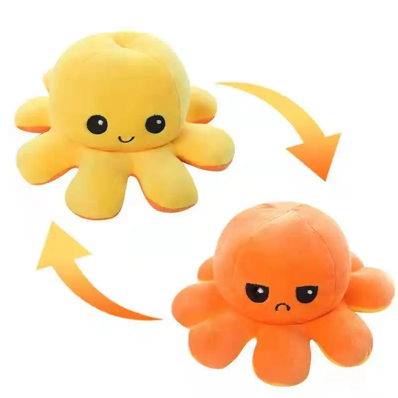 

New Cute Double-Sided Plush Doll For Children Kids Stuffed Toys Birthday Christmas Gift Home Decoration Dropshipping