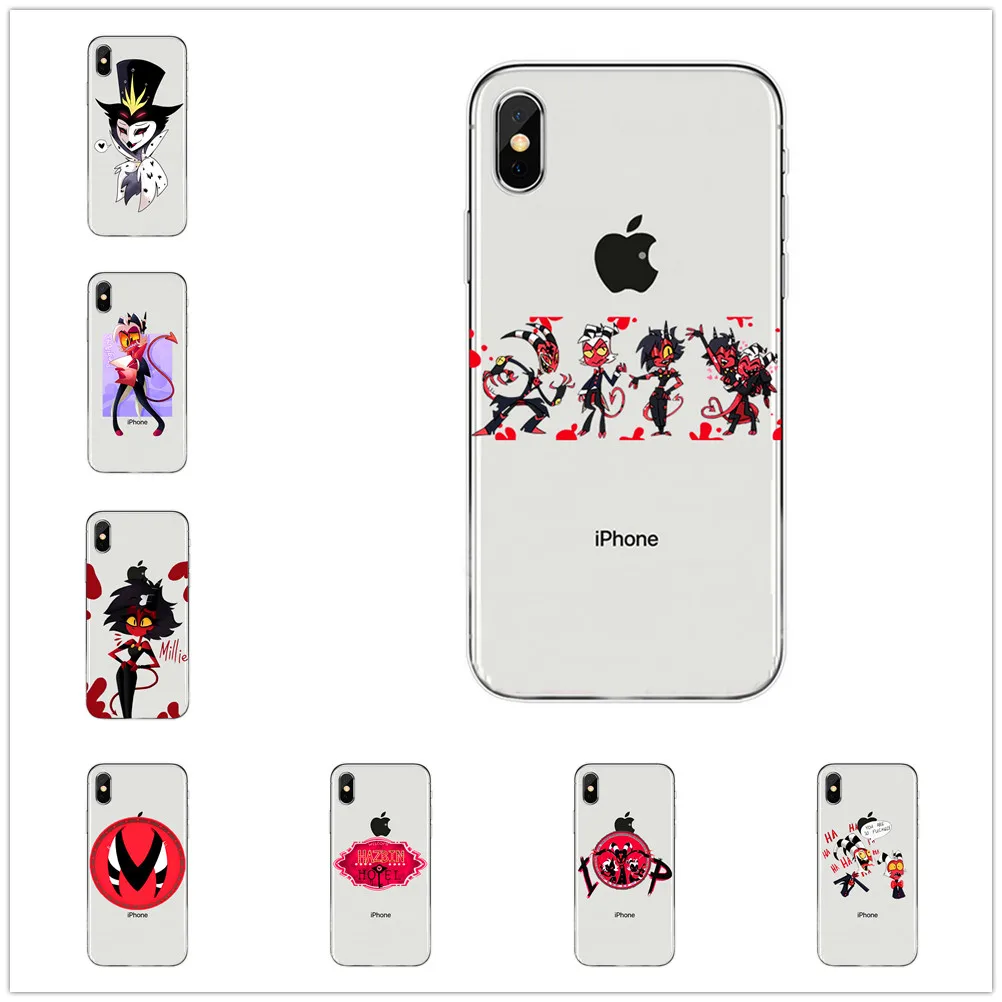 Горячая Мода HELLUVA BOSS прозрачный мягкий силиконовый чехол для iphone 8 7 6 plus 5 X XS XR XMAX 11