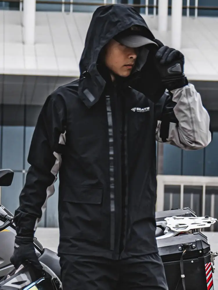 Водонепроницаемый дождевик и брюки от дождя пончо мотоциклетная дождевая куртка