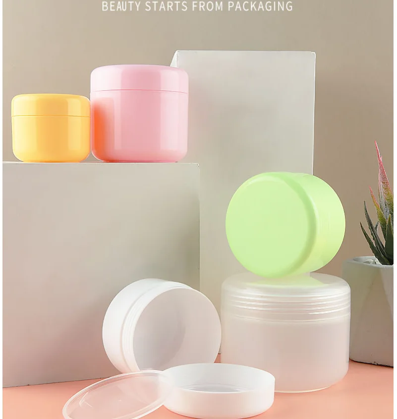 

30pcs/lot 10g/20g/30g/50g/100g Travel Face Cream Lotion Cosmetic Container Refillable Sample Bottles Empty Makeup Jar Pot
