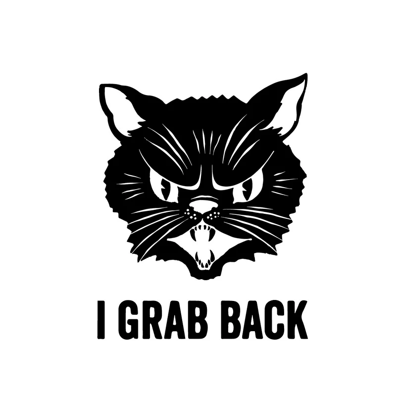 

Dawasaru I Grab Back Funny Car Stickers Waterproof Cover Scratch Decals Laptop Suitcase Motorcycle Auto Decoration PVC,16cm*12cm