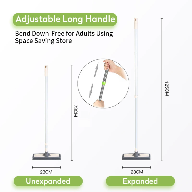 Телескопическая чудо резиновая Швабра для уборки домашних животных бытовая