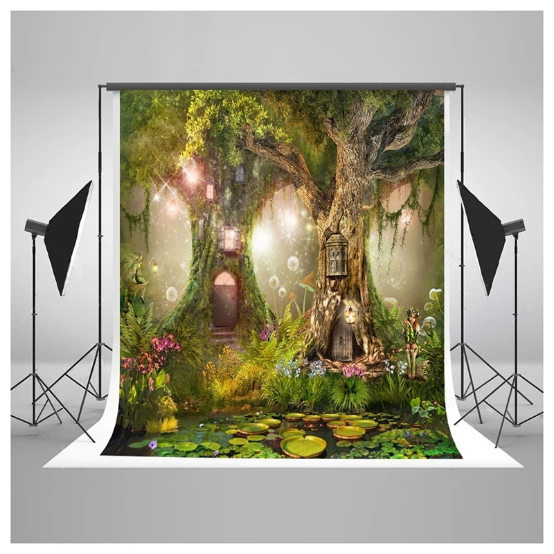 

Photo Background 5X7FT Fairy Tale Photography Backdrop Studio Props For Children