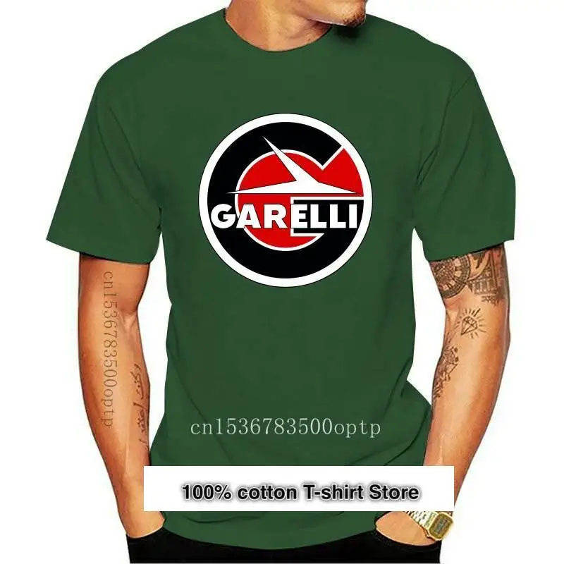 

Новая круглая футболка с надписью «Garelli» (1)