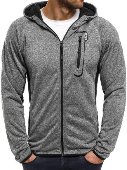 Man New Hot Sale Hoodies Men's Streetwear Cardigan Hoodie Coat | Мужская одежда