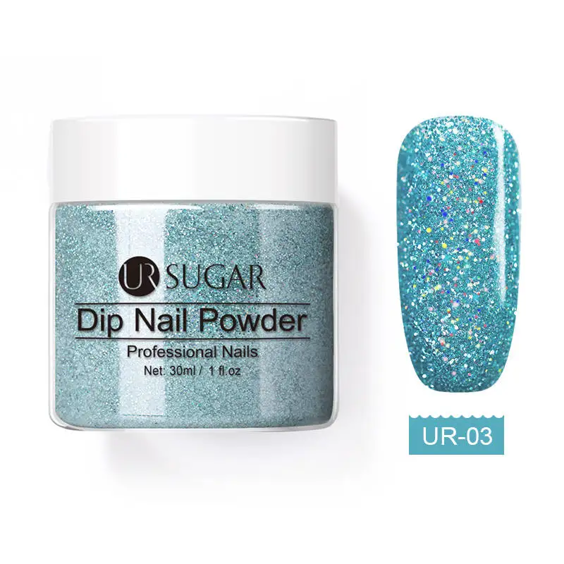 30ml Ur Sugar 5/30 мл Хамелеон погружения порошки без лампы для лечения голографический Блестящий градиент вышит французский естественной сухости ногтей маникюр - Цвет: 30ml