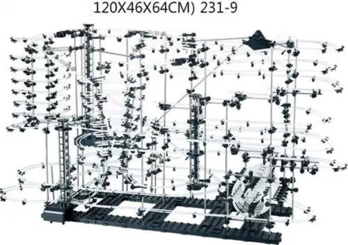 Космический уровень 9 CE Marble Run американские горки космическая