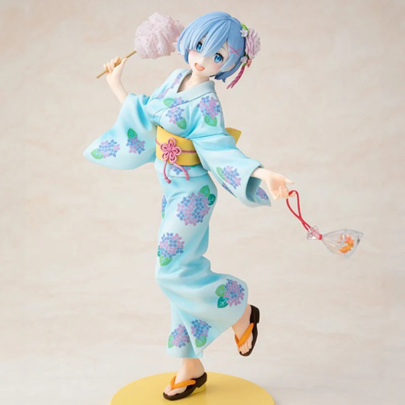 Аниме жизнь в другом мире от zero Yukata ver Rem сексуальные девушки аниме ПВХ Фигурки игрушки Аниме Фигурки игрушки для детей