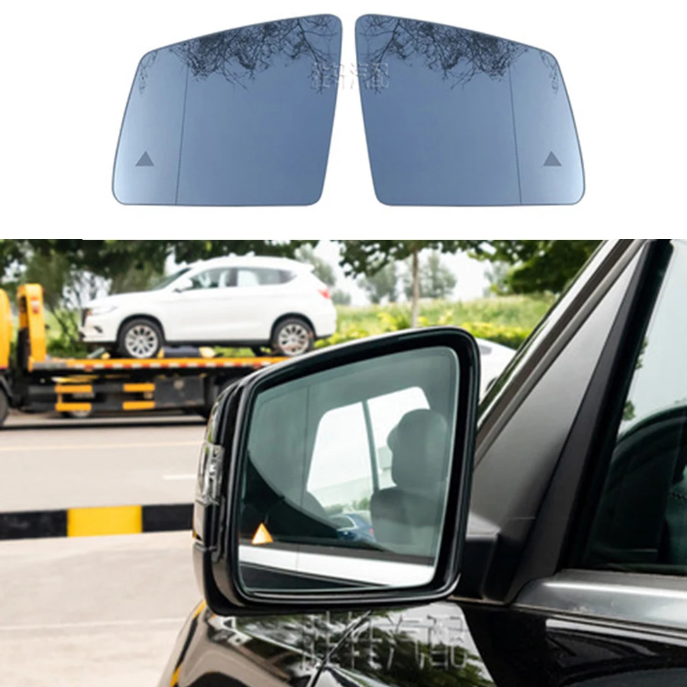 

For Mercedes-Benz W164 GL W166 M R GLE GLS Blind Spot Auxiliary Lens Reversing Rear View Lens Glass