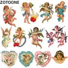 Термоклейкие нашивки для одежды, термоклейкие термонаклейки на футболку с изображением крыльев Ангела