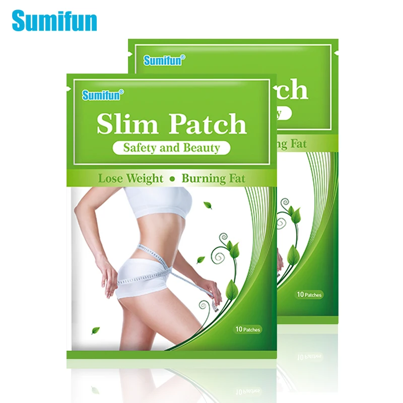 

10pcs Sumifun Slimming Patch Weight Loss Plaster Body Belly Leg Arm Slim Patches Navel Burning Fat Patches Health Care Products