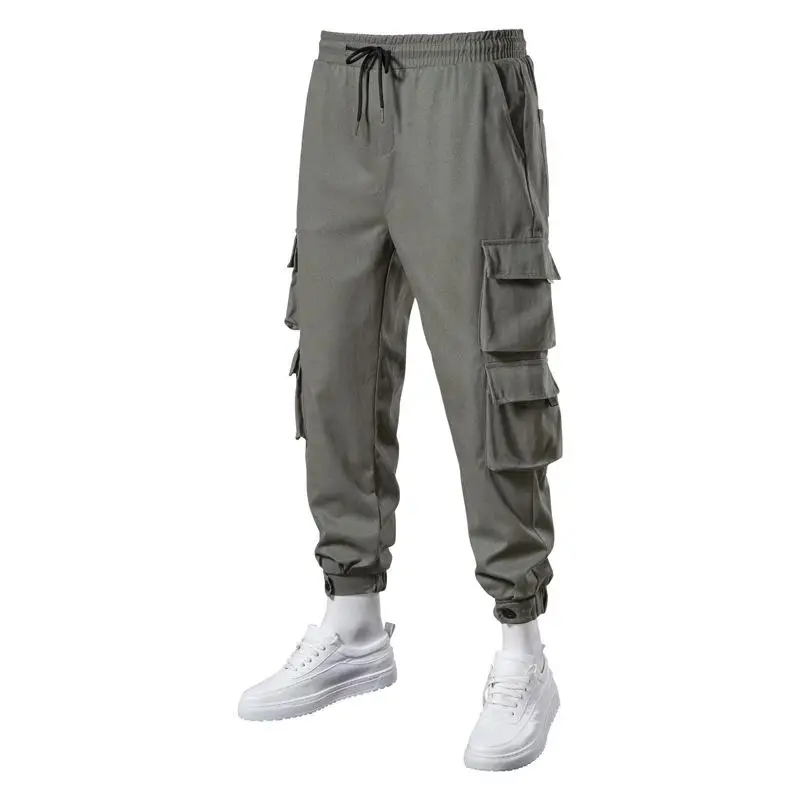 Брюки мужские длинные с карманами одежда для работы роскошные дизайнерские