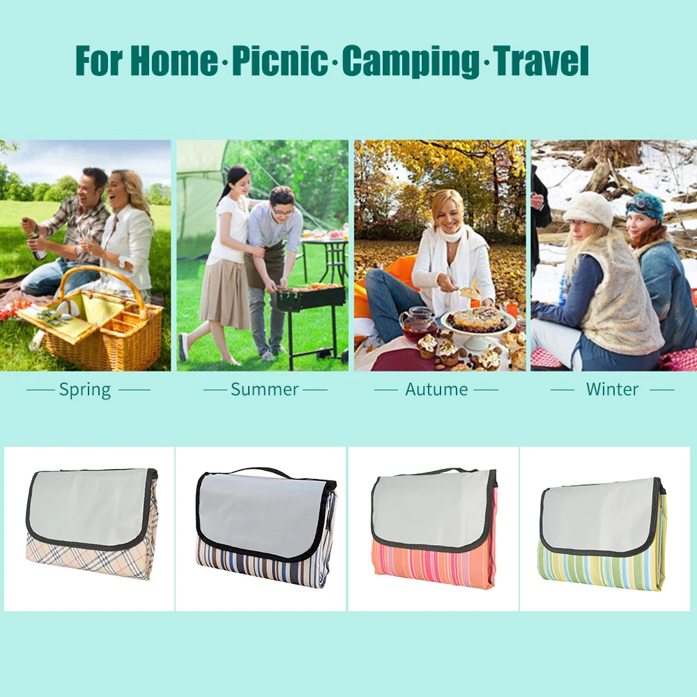 Водонепроницаемый износостойкий коврик для пикника 200 × 150 см|Коврик| |