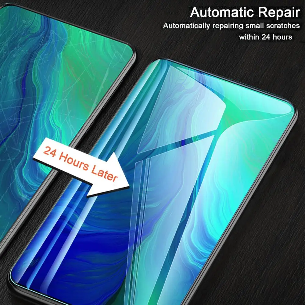 Мягкая Гидрогелевая пленка 15D из ТПУ для OPPO Reno Ace 2 F15 3 2F 2Z K5 Realme Q XT X2 Nano полное