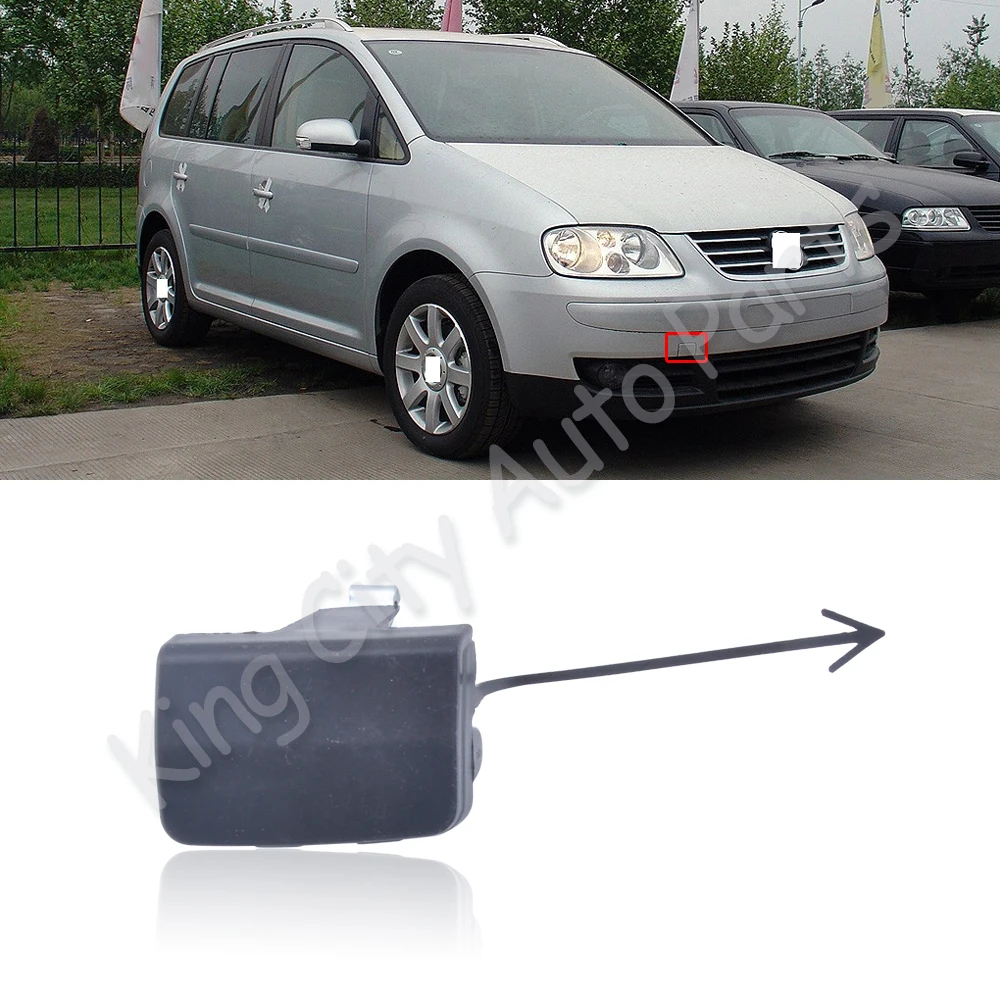 Крышка QX для VW Touran 2005 2006 2007 передний бампер автомобиля буксировочный крючок