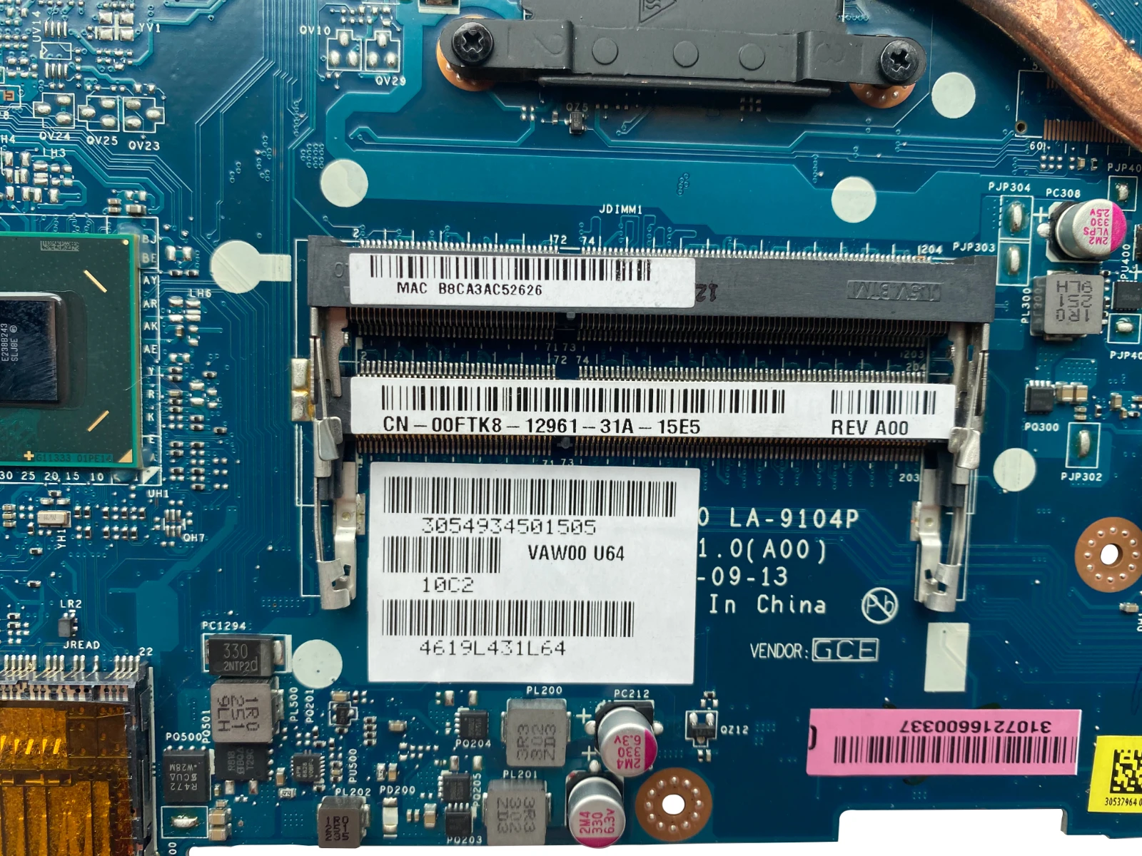 Высокое качество CN-00FTK8 0FTK8 00FTK8 для Dell Inspiron 15R 3521 5521 Материнская плата ноутбука VAW00