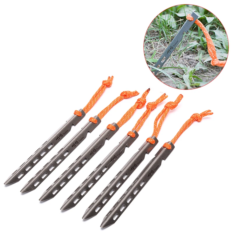 Титана для палатки Peg V Shape Outdoor туристическая палатка Nail из титана | Спорт и