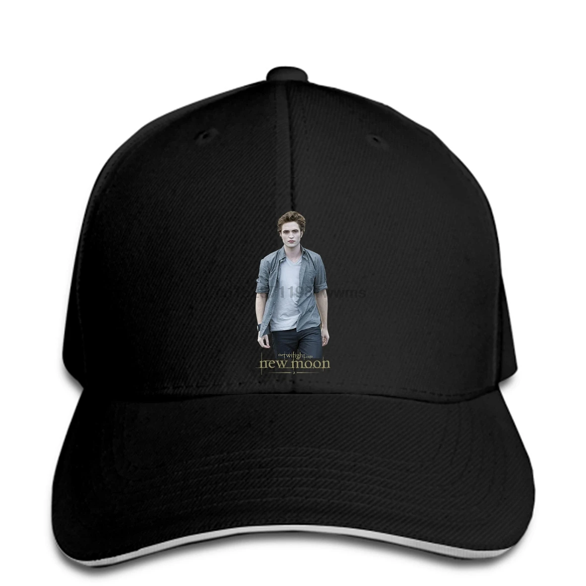 JUNIORS Женская Бейсболка TWILIGHT SAGA Новая Луна Эдвард коричневая графическая Новинка